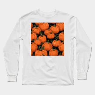 Pumpkin Pattern 20 Long Sleeve T-Shirt